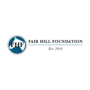 Circular horse head logo with “FHF” and text “Fair Hill Foundation Est 2016.”